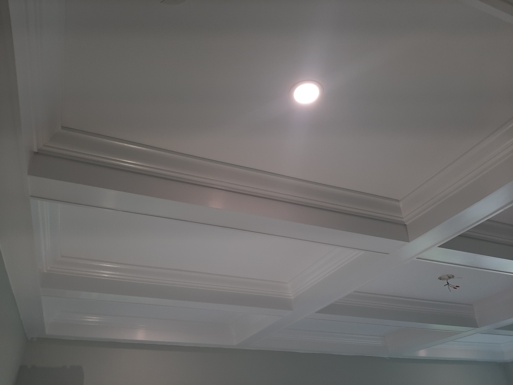 Ceiling remodel by L&L Services for a Delaware House.