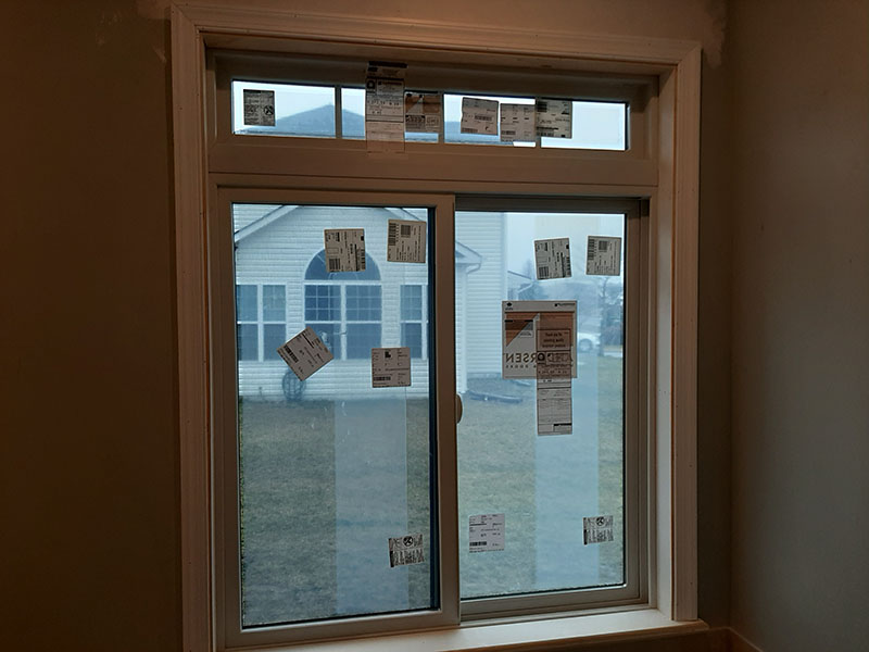 Window Installation on a home in Delaware by L&L Services.