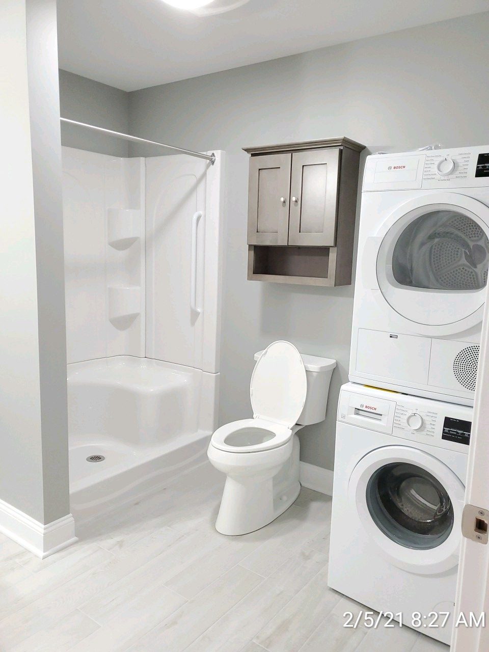 Bathroom remodel completed on a home in Harrisburg PA by L&L Services.