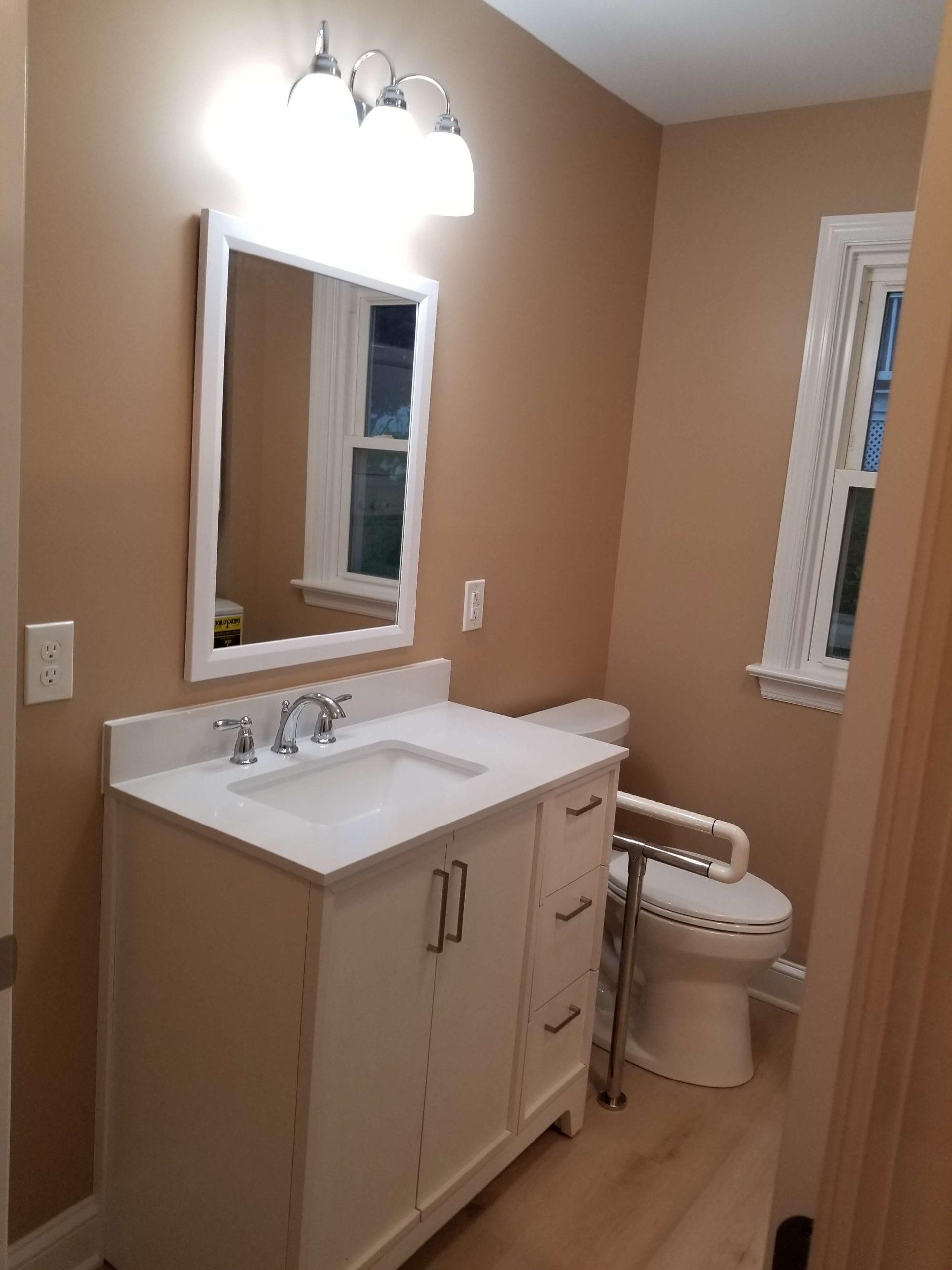 bathroom renovation in shillington home