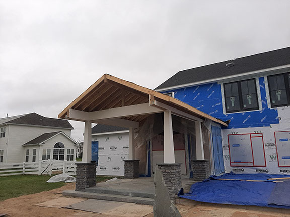 Roof repair by L&L Services in Delaware