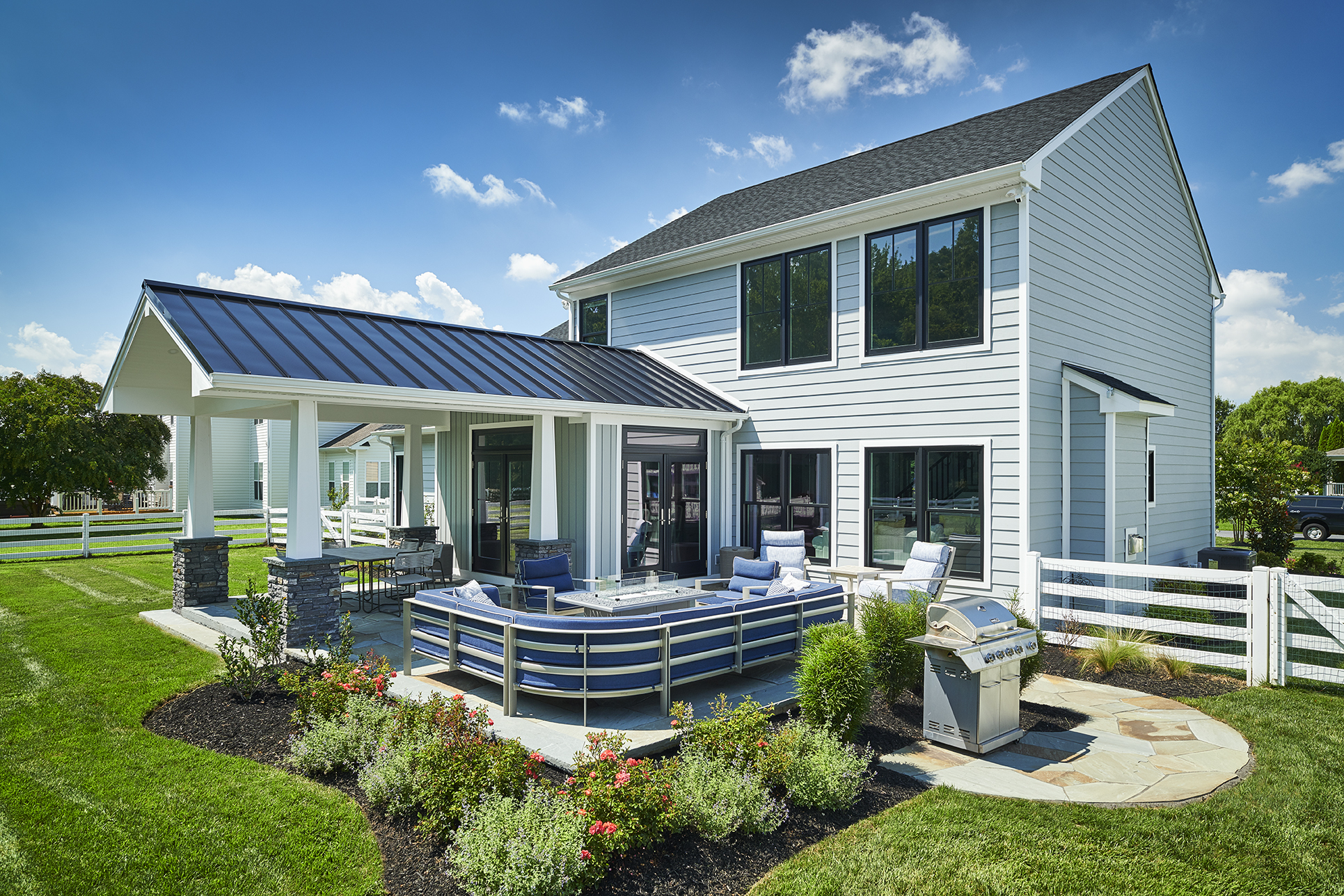 Beautiful house remodel by L&L Services on a Delaware house.
