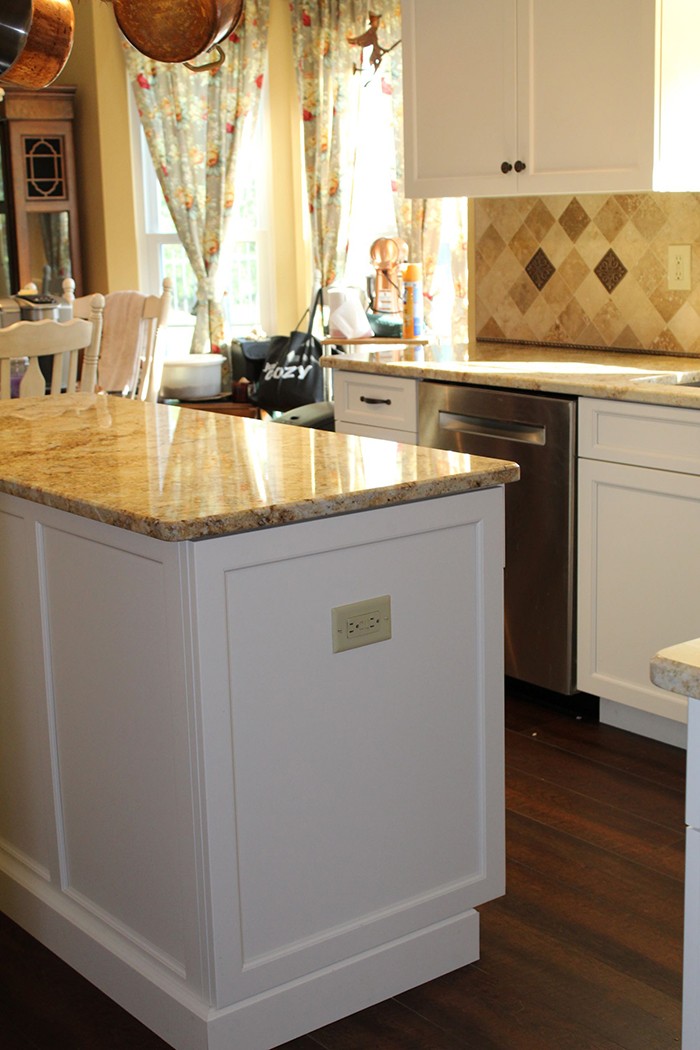 douglassville kitchen remodel alternate view of the island