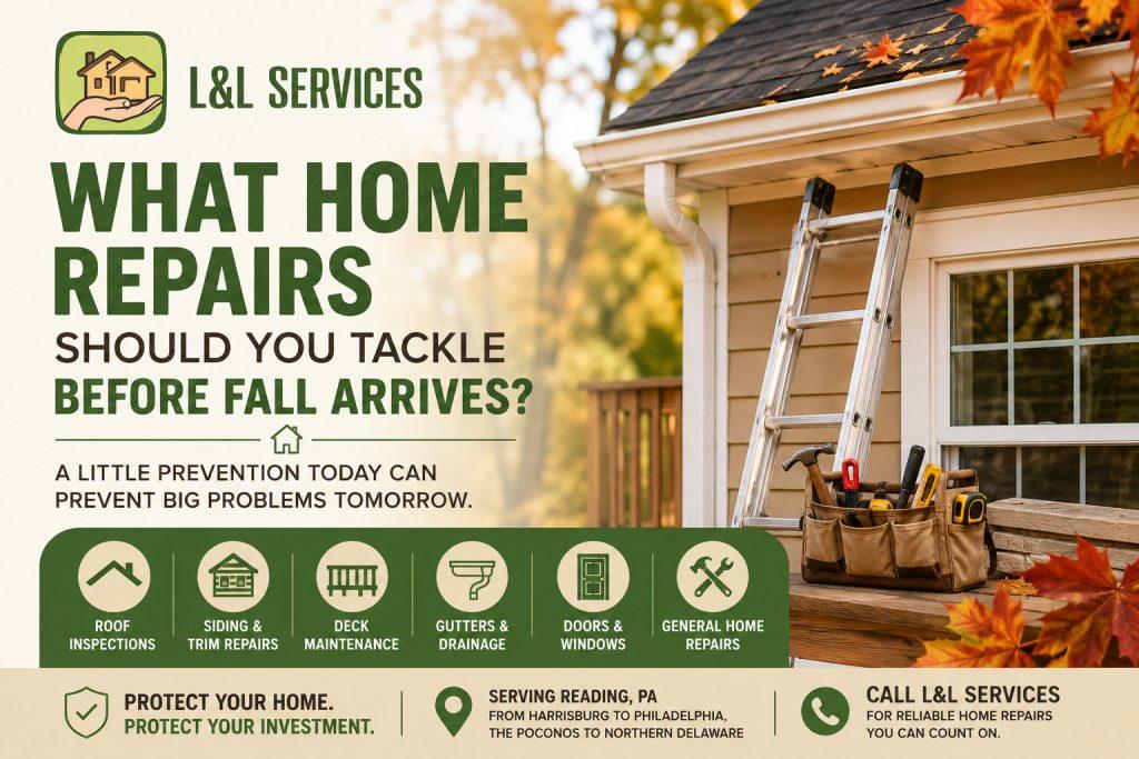 what home repairs should you tackle before fall