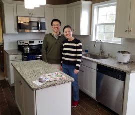 L&L Services remodeled this kitchen for a happy family in Berks County PA.