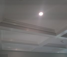 Ceiling remodel by L&L Services for a Delaware House.