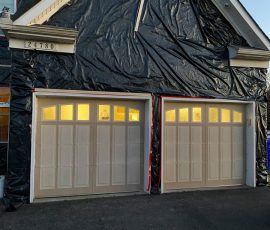 Stucco Remedation being completed on a home in Delaware by L&L Services.