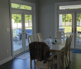 Kitchen remodel by L&L Services for a Delaware House.