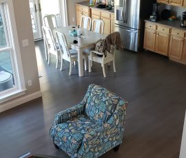 Kitchen remodel by L&L Services for a Delaware House.