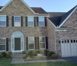 Stucco Remedation being completed on a home in Delaware by L&L Services.
