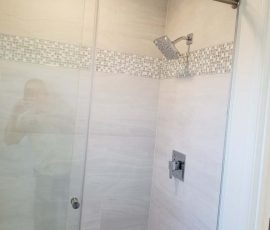 Bathroom remodel completed in Reading PA by L&L Services.