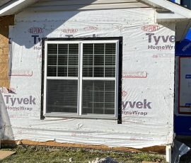 Window Installation on a home in Delaware by L&L Services.
