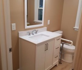 renovated bathroom vainity