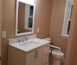 bathroom renovation in shillington home