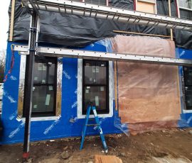 Window Installation on a home in Delaware by L&L Services.