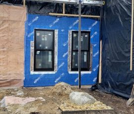 Window Installation on a home in Delaware by L&L Services.