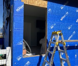 Window Installation on a home in Delaware by L&L Services.