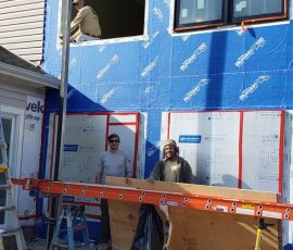 Window Installation on a home in Delaware by L&L Services.