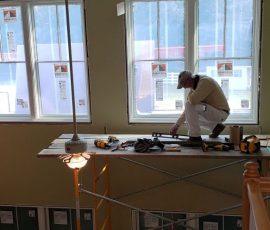 Window Installation on a home in Delaware by L&L Services.