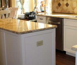 douglassville kitchen remodel alternate view of the island
