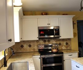 douglassville kitchen remodel view of stove and appliances