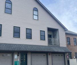 upper floor siding installed
