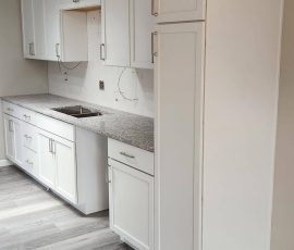 new kitchen before installing appliances