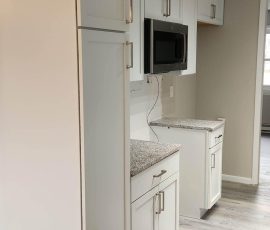 kitchen without appliances